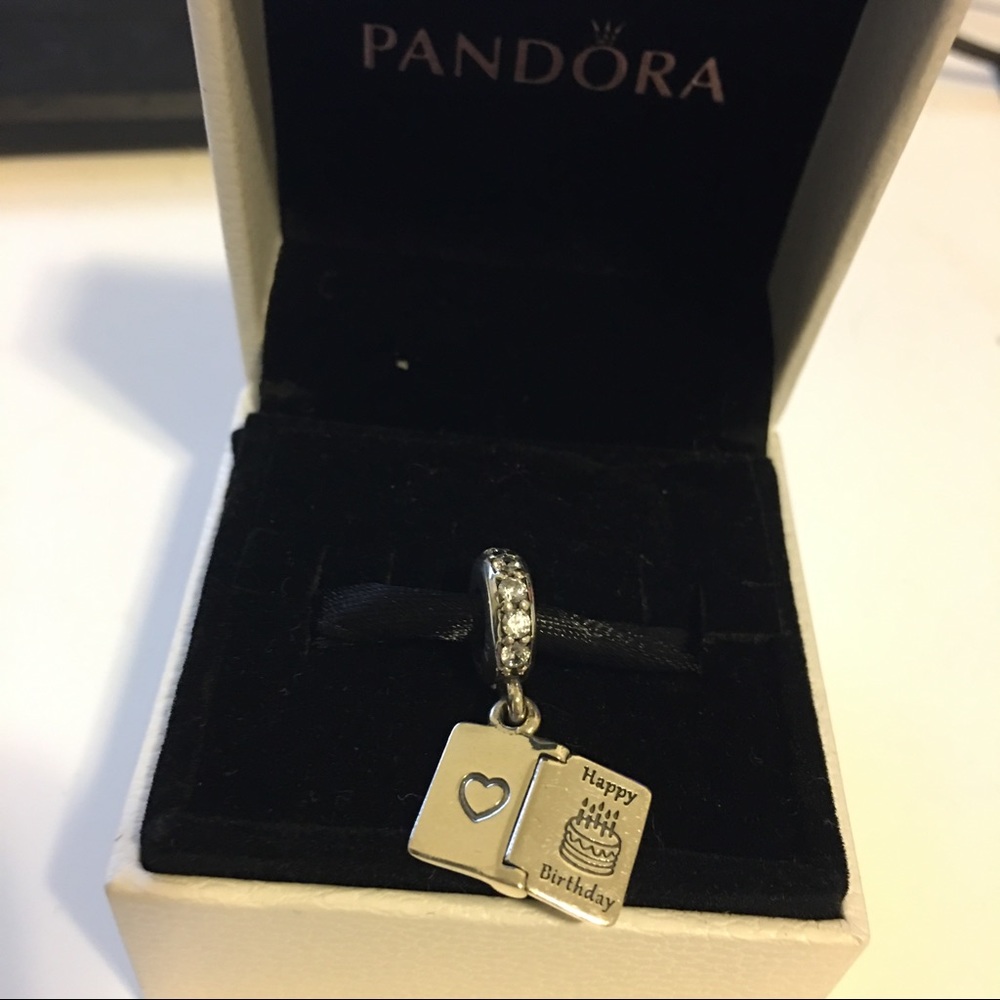 Happy Birthday Pandora Silver Charms.