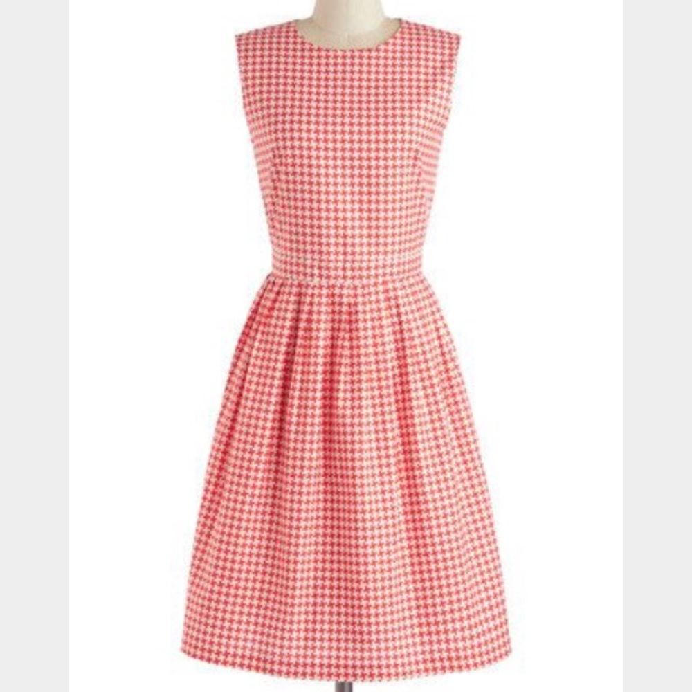 Myrtlewood Red Check Dress