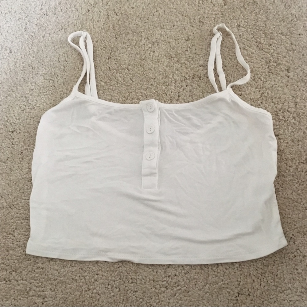 White Crop Top