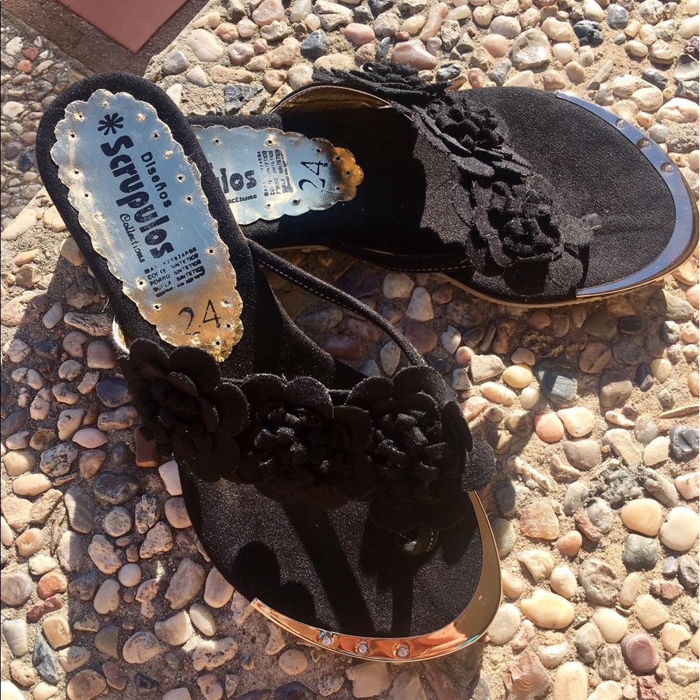 Beautiful black sandals