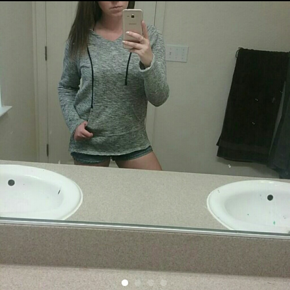 Gray hoodie