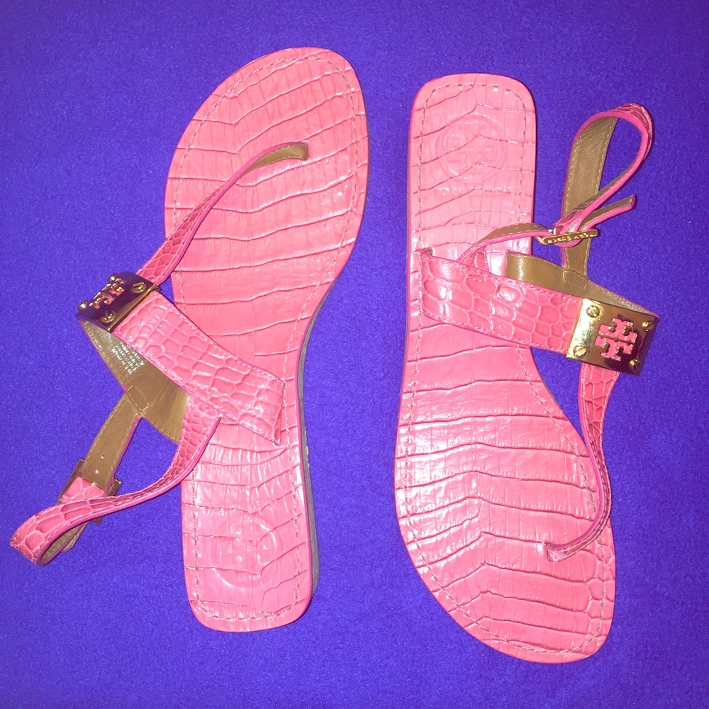 Tory Burch pink sandals
