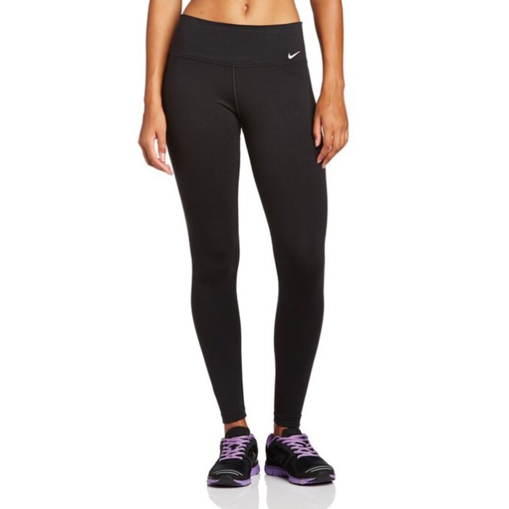 Nike DRI-FIT Cotton Leggings (Black, XS)