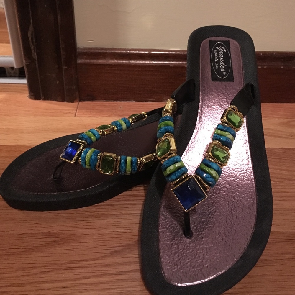 SALE!! Wedge flip flops