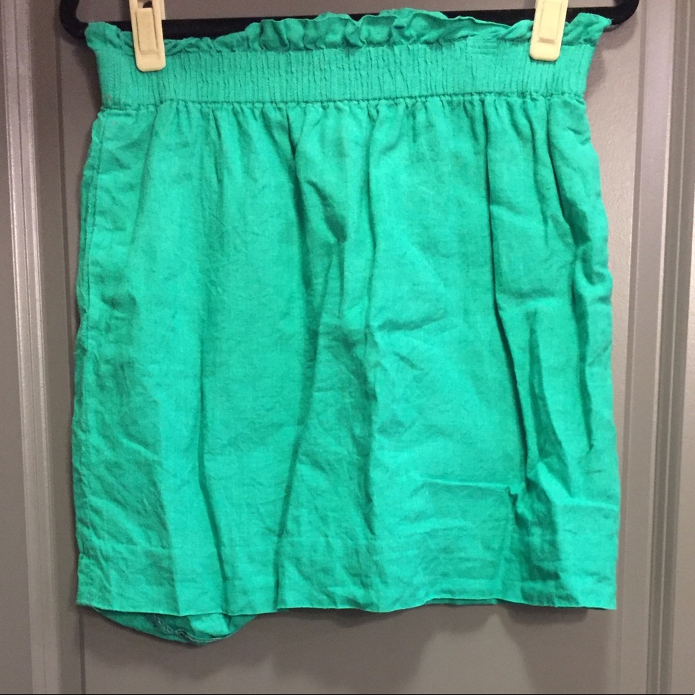 J Crew Green Skirt