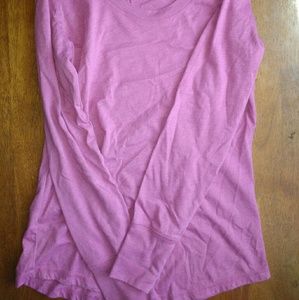 Long sleeved light pinkish purple