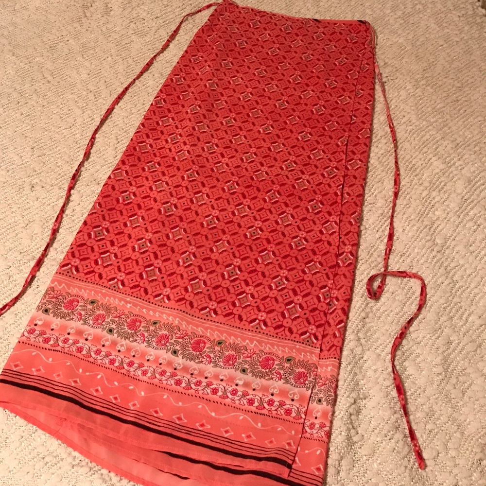 Jonathan Martin Wrap Maxi Skirt S
