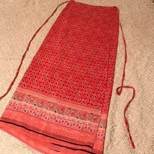 Jonathan Martin Wrap Maxi Skirt S