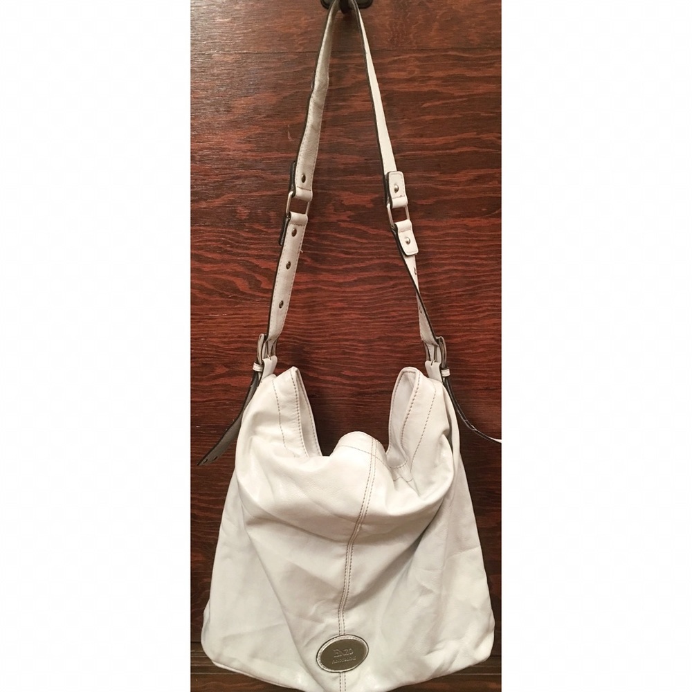 Enzo Angiolini Leather Slouch Shoulder Bag