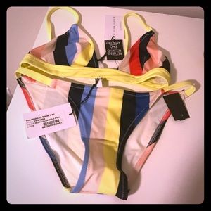 Solid and Striped Bikini sz small