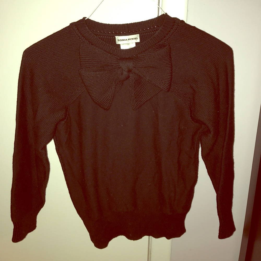 Sonia rykiel pullover sweater with bow