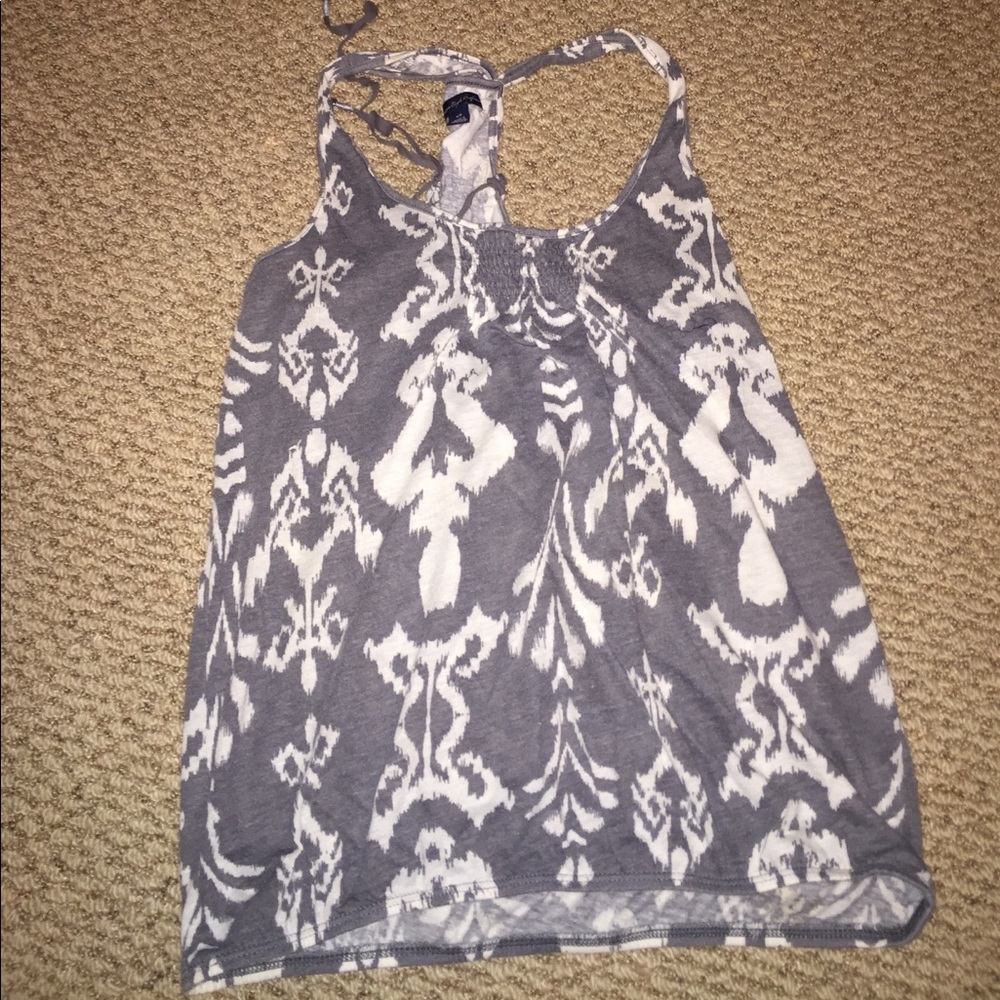 White and Gray Tanktop