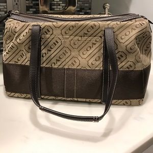 Brown Coach handbag