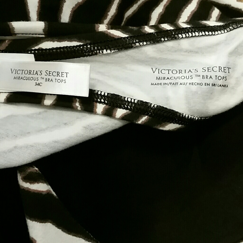 🔥VS Zebra Miraculous Bra Top 34C - Picture 6 of 6