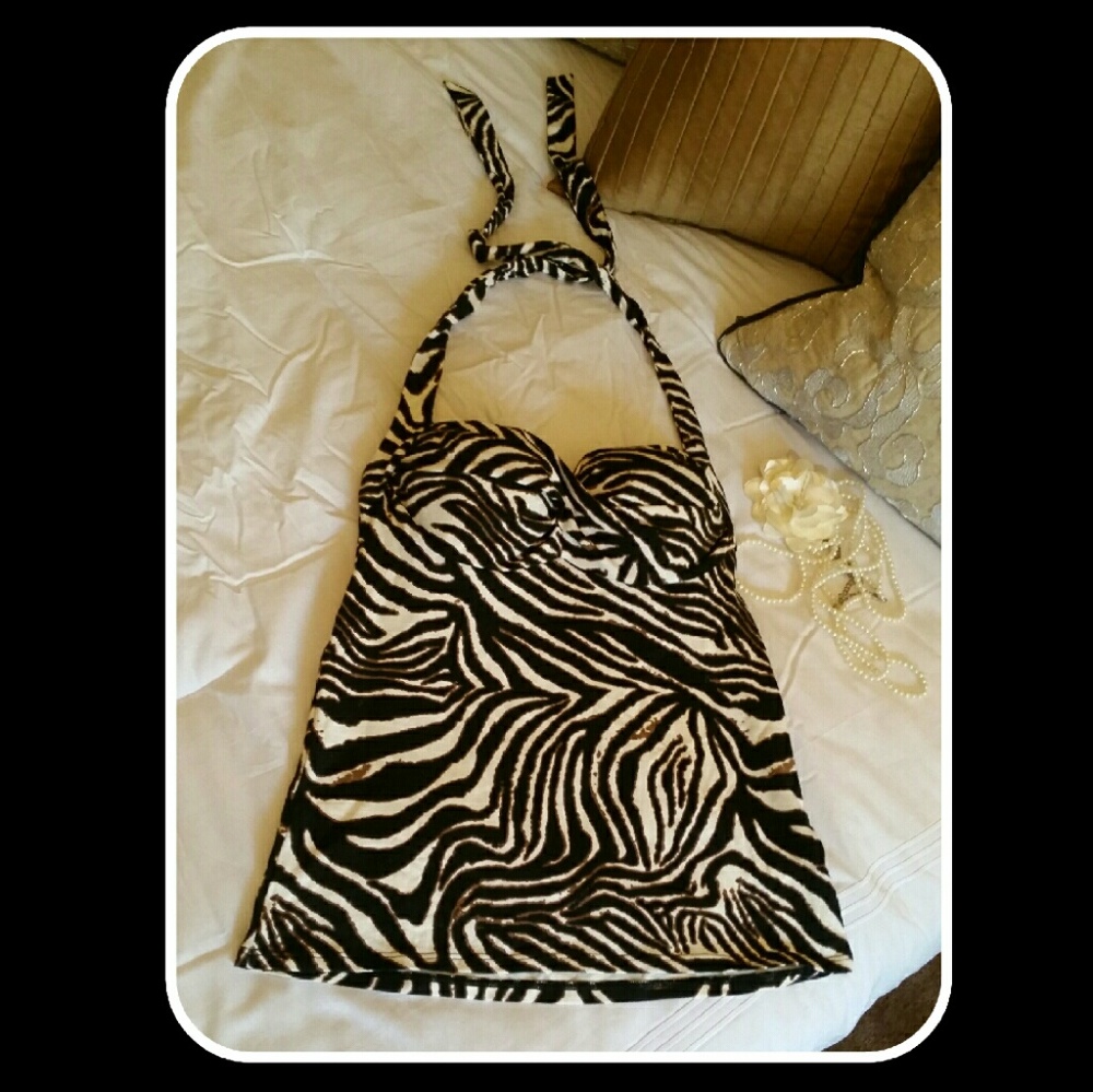 🔥VS Zebra Miraculous Bra Top 34C - Picture 3 of 6