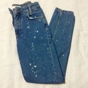 Sandro High Waisted Boyfriend Denim (Size 34)