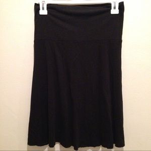 Black skirt.