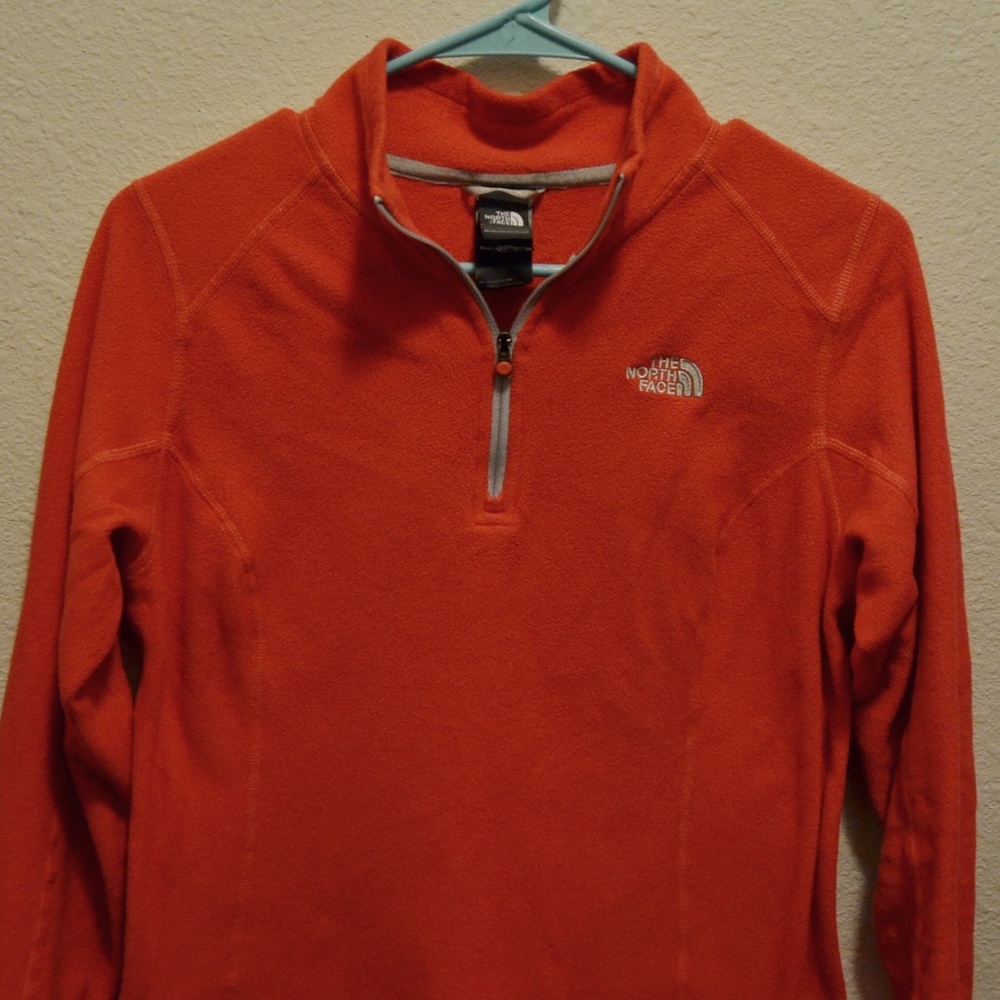 Coral North Face Fleece