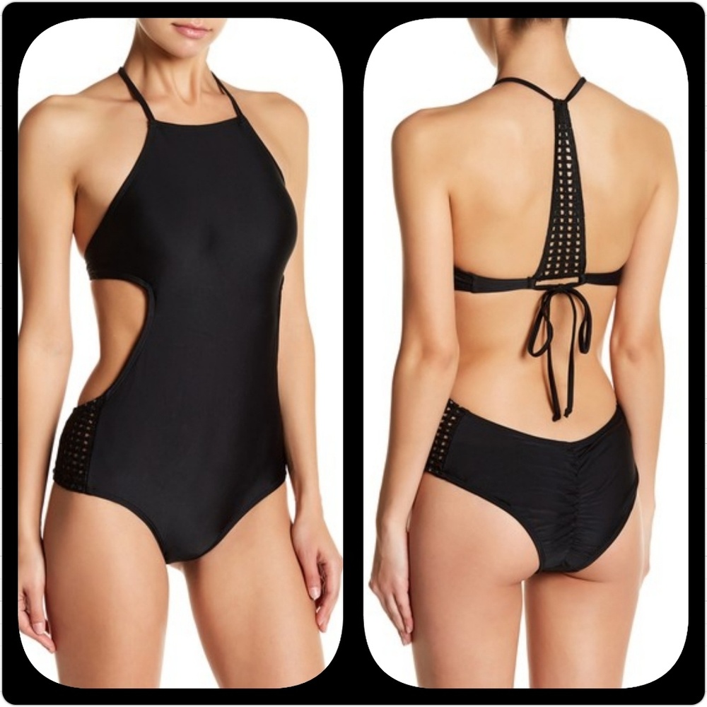 Black One Piece Swimsuit