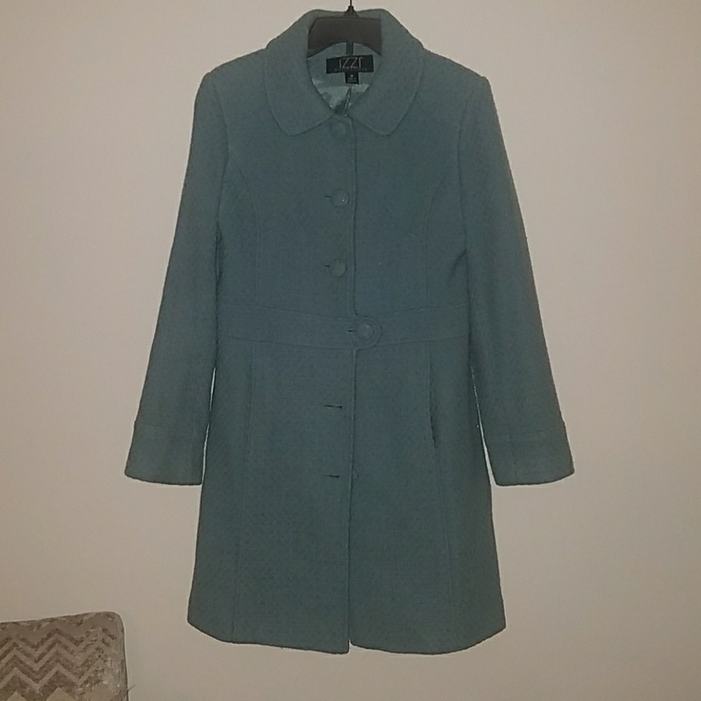 Robin blue trench coat