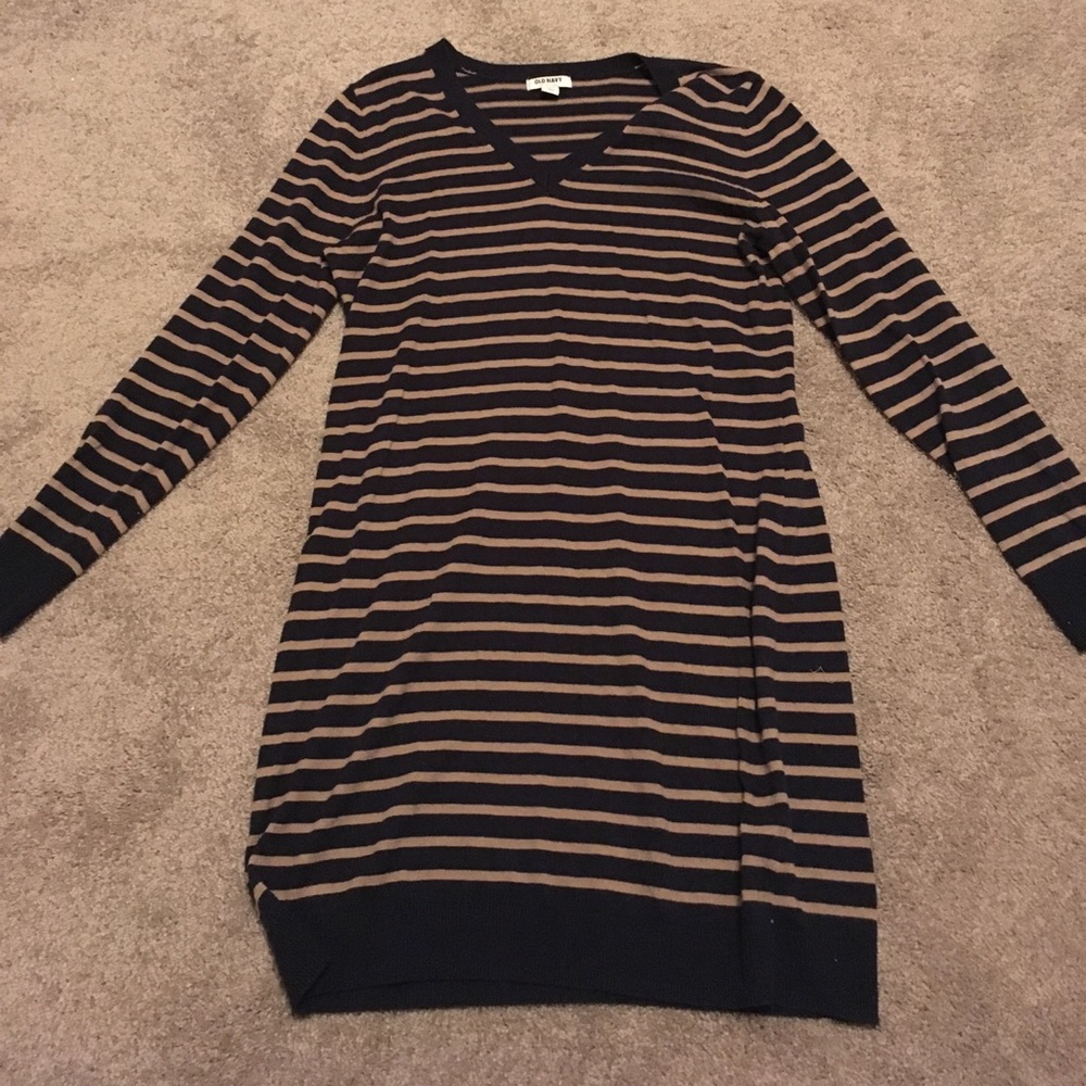 Old Navy striped sweater dress