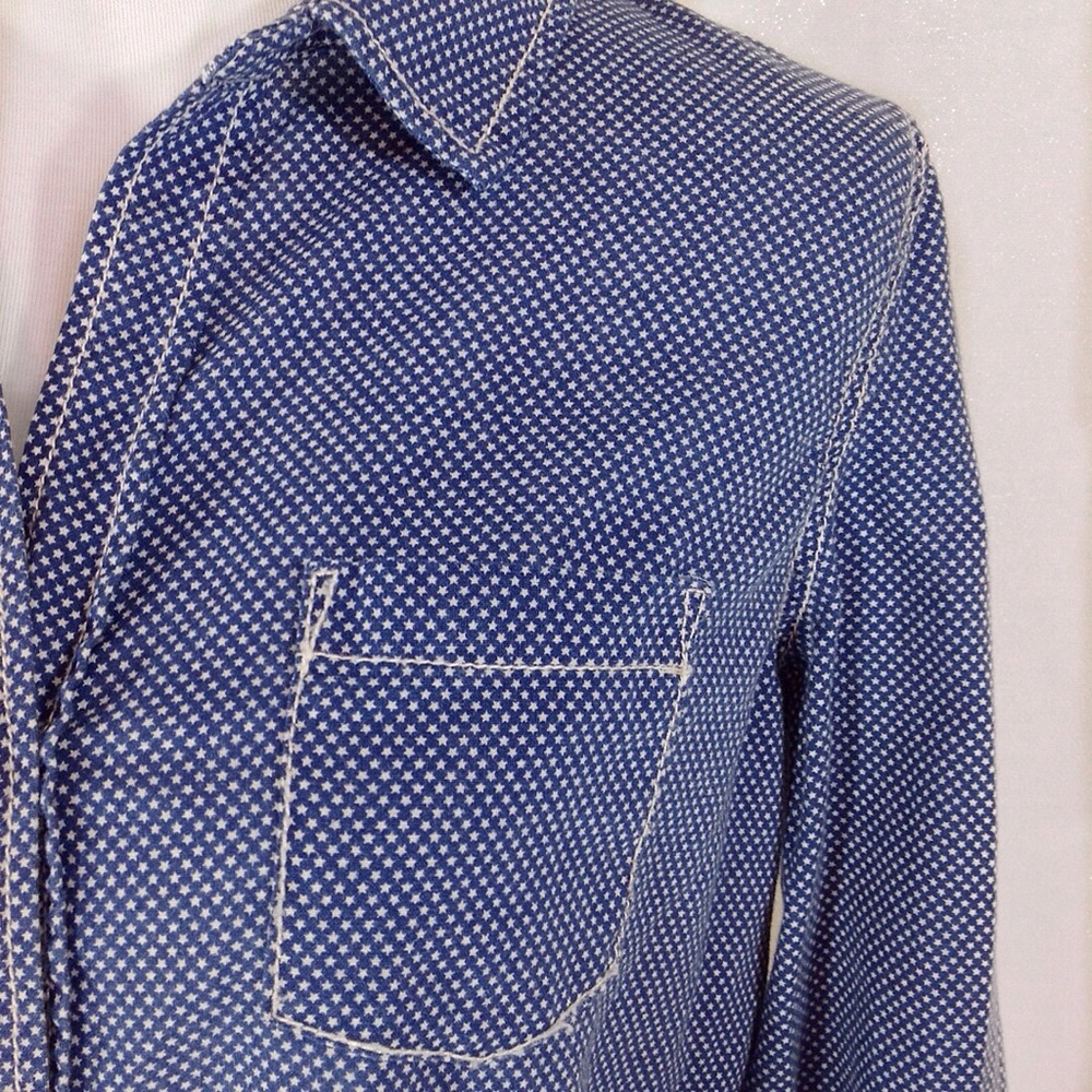 DKNY Jeans Button-Down Shirt with Stars Print