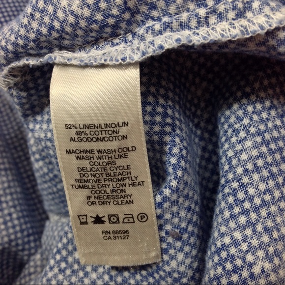 DKNY Jeans Button-Down Shirt with Stars Print - Picture 6 of 7