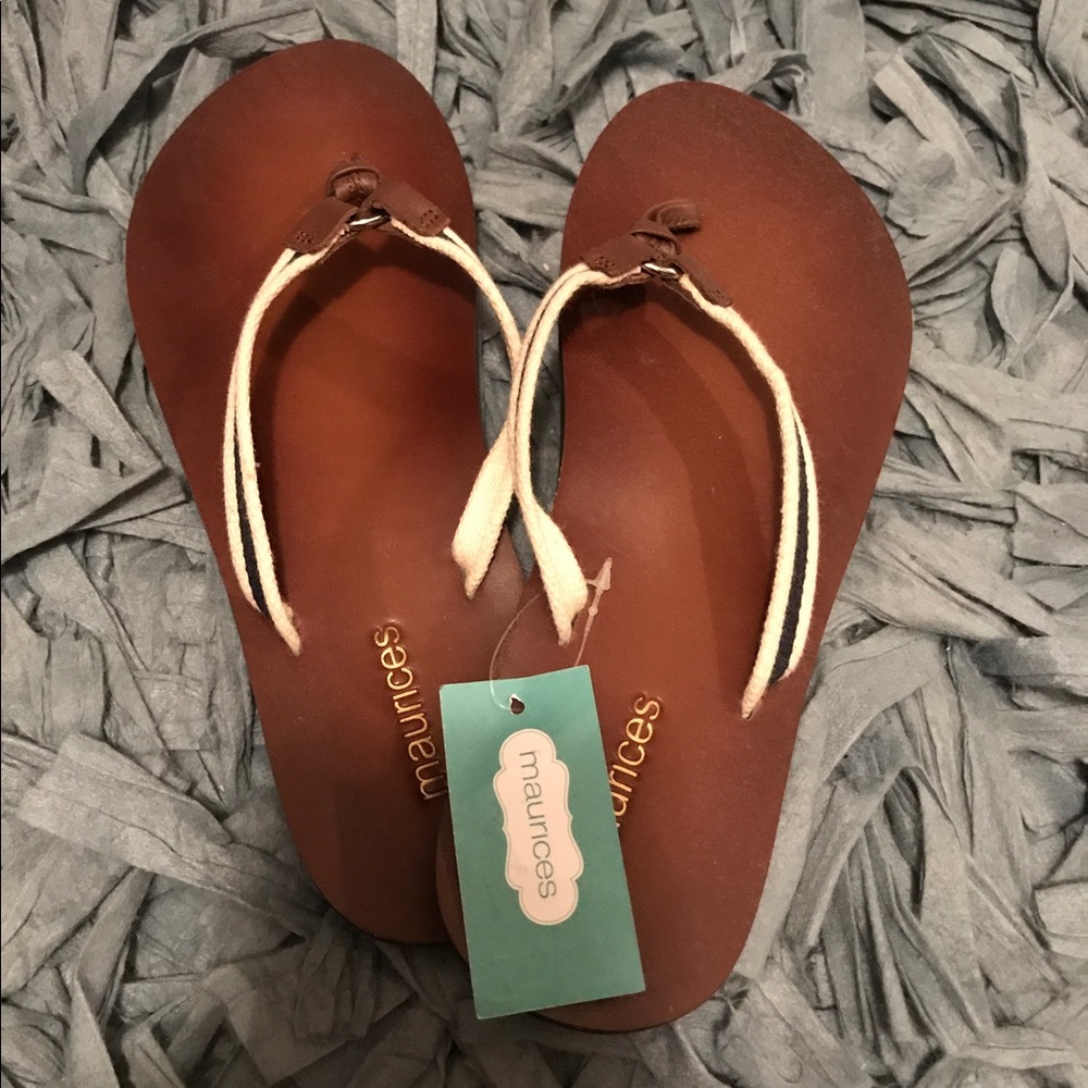 NWT Maurice's Nautical Sandals!!