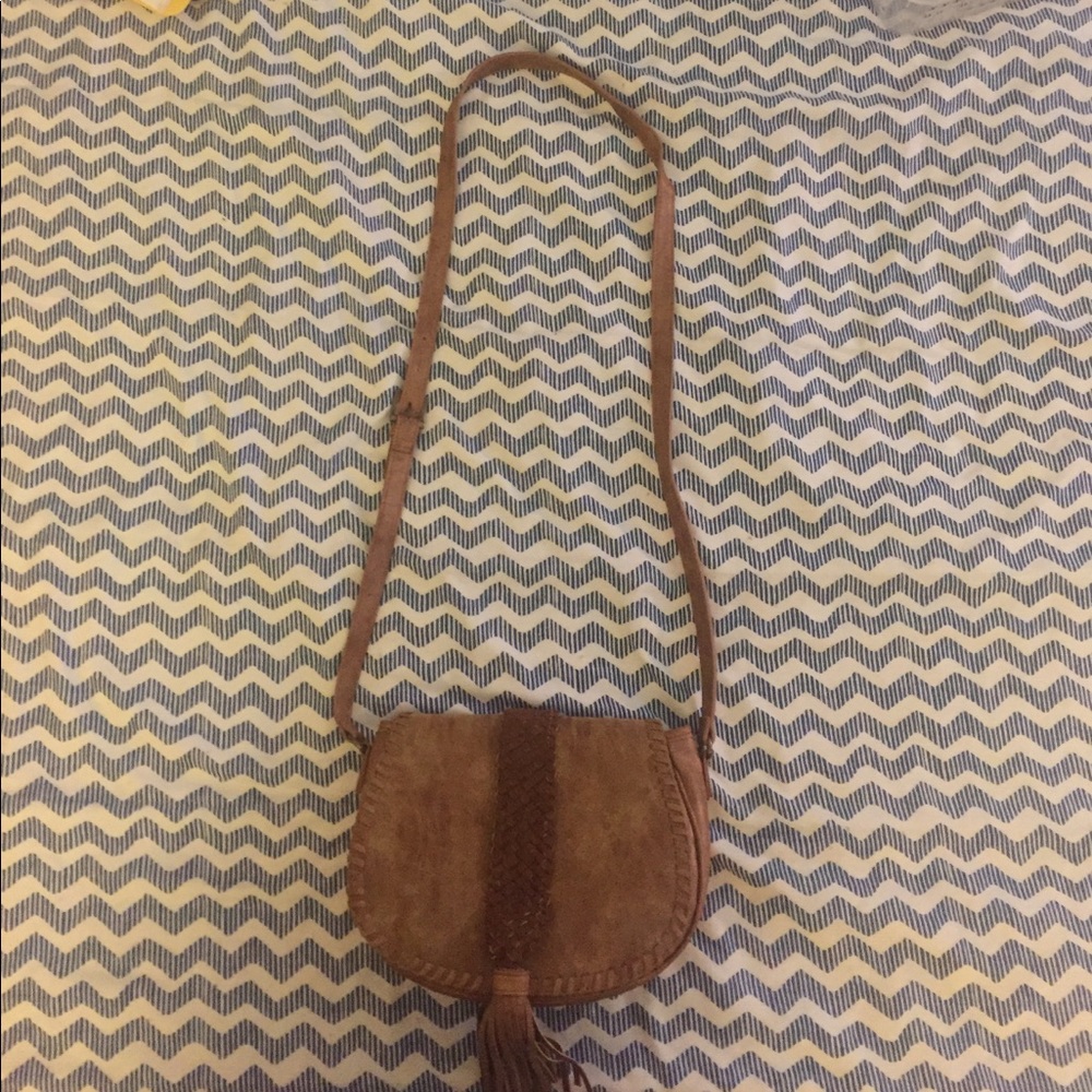 Steven By Steve Madden York Suede Cross-body Bag