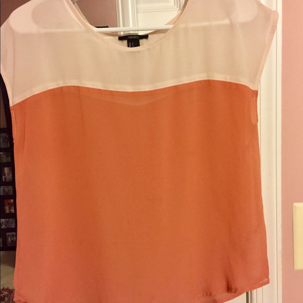 Forever 21 Two-tone top