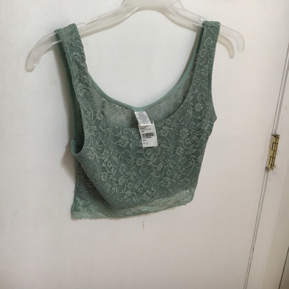 TILLY'S Green Lace Bralette Brand New w/ Tags
