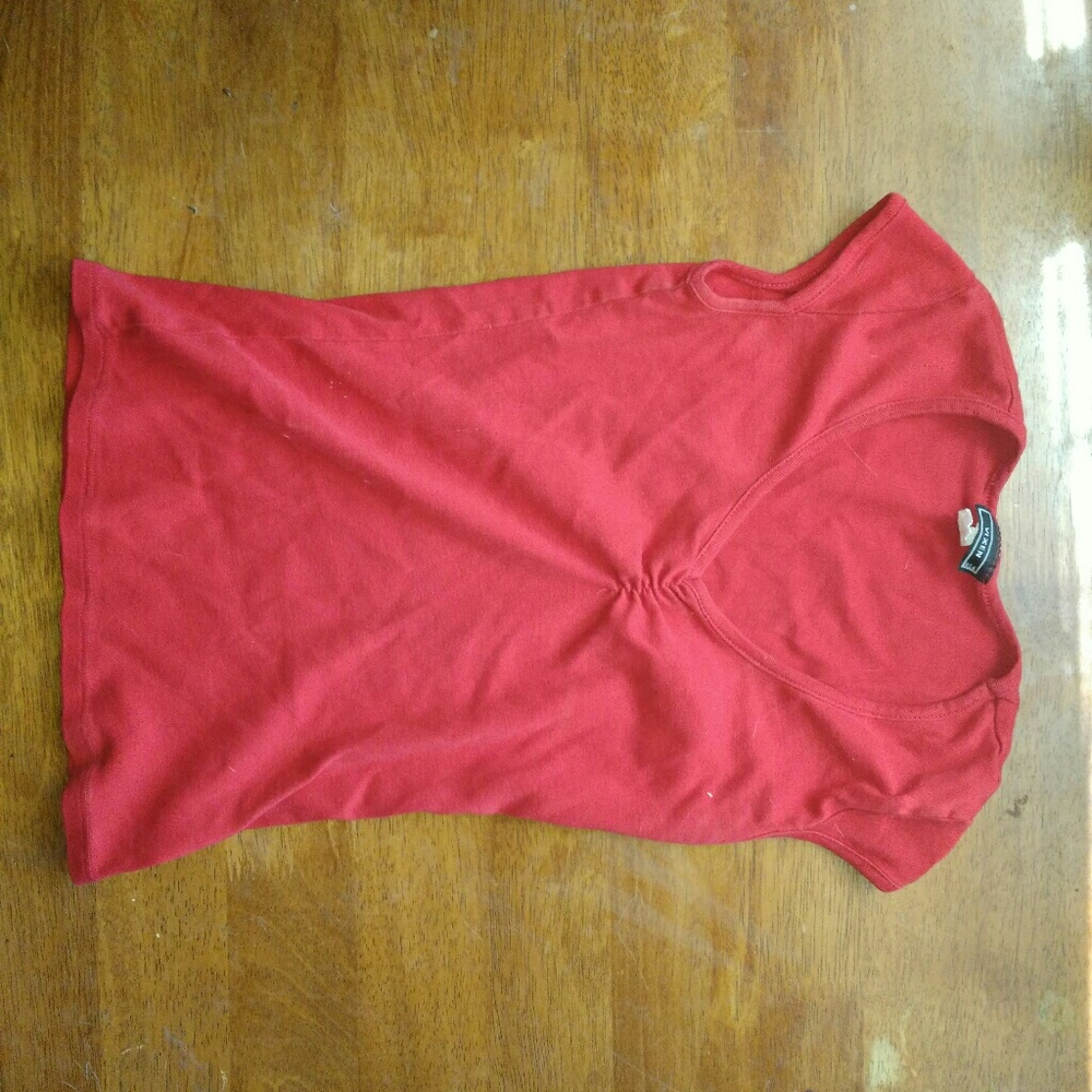 Red blouse