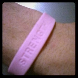 Pink Cancer survivor bracelet