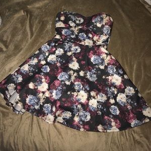 Floral homecoming/formal dress