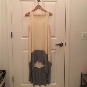 BCBG Generation Two-Tone Hi-Low maxi dress