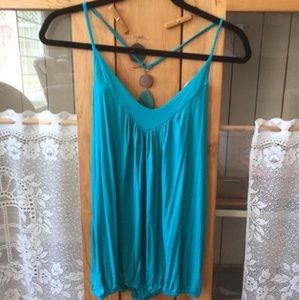 Razor back blouse