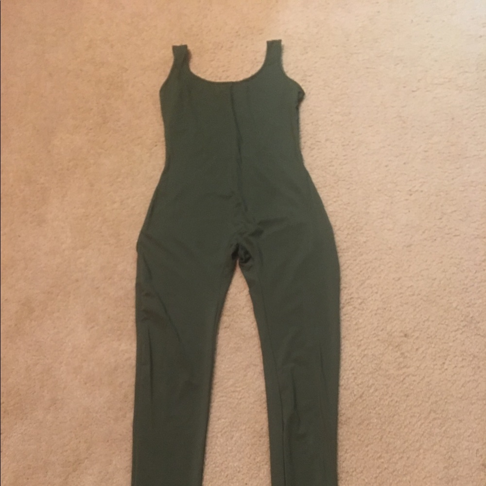 Olive green bodysuit