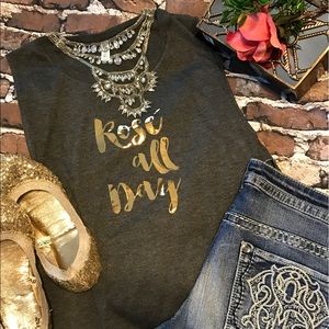 Custom Made Rosé Top🍷