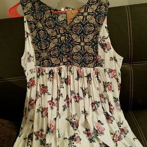 Floral print Baby doll dress