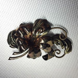 Vintage 12k Gold over Sterling Silver Brooch