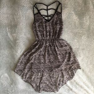 Hi-lo Patterned Dress