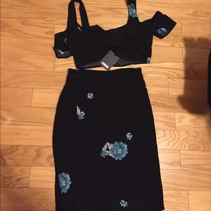 Brand new Reformation 2 piece set (skirt and top)