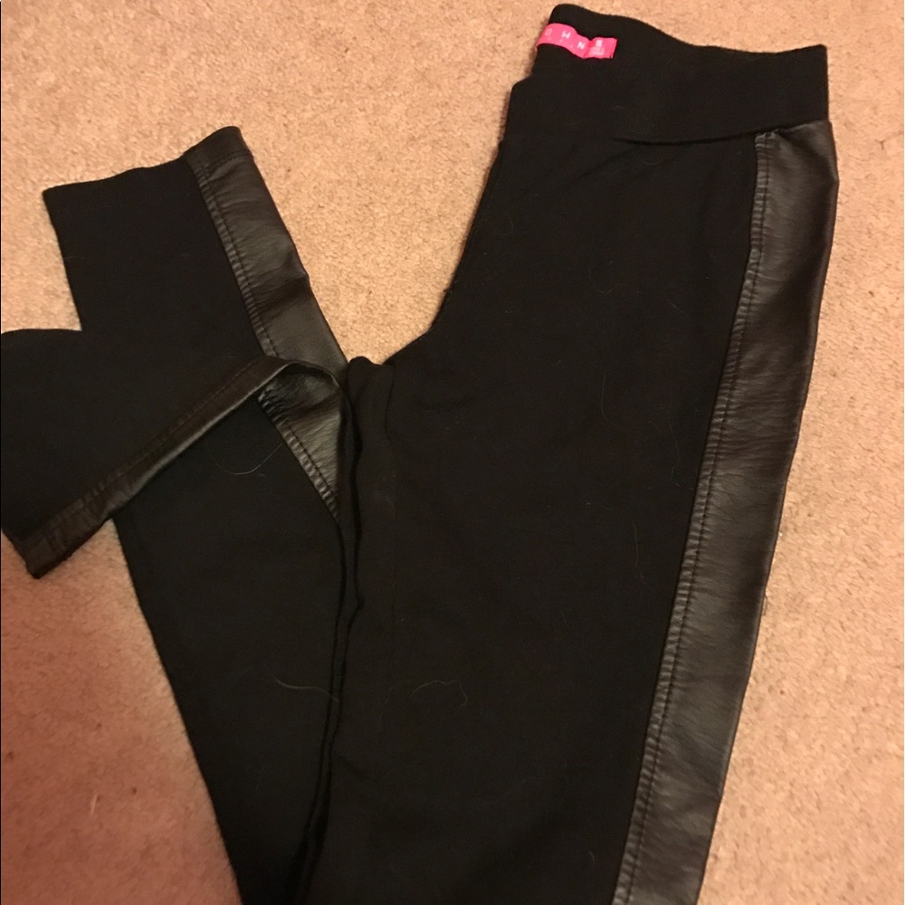 Tinseltown PLEATHER leggings 🖤