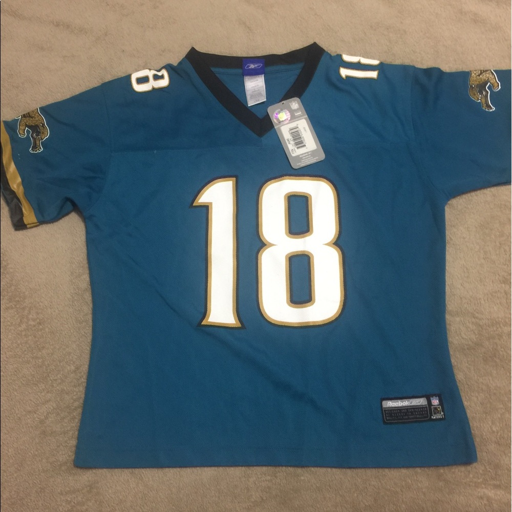 New Florida Jaguars  Football Jersey Women Large