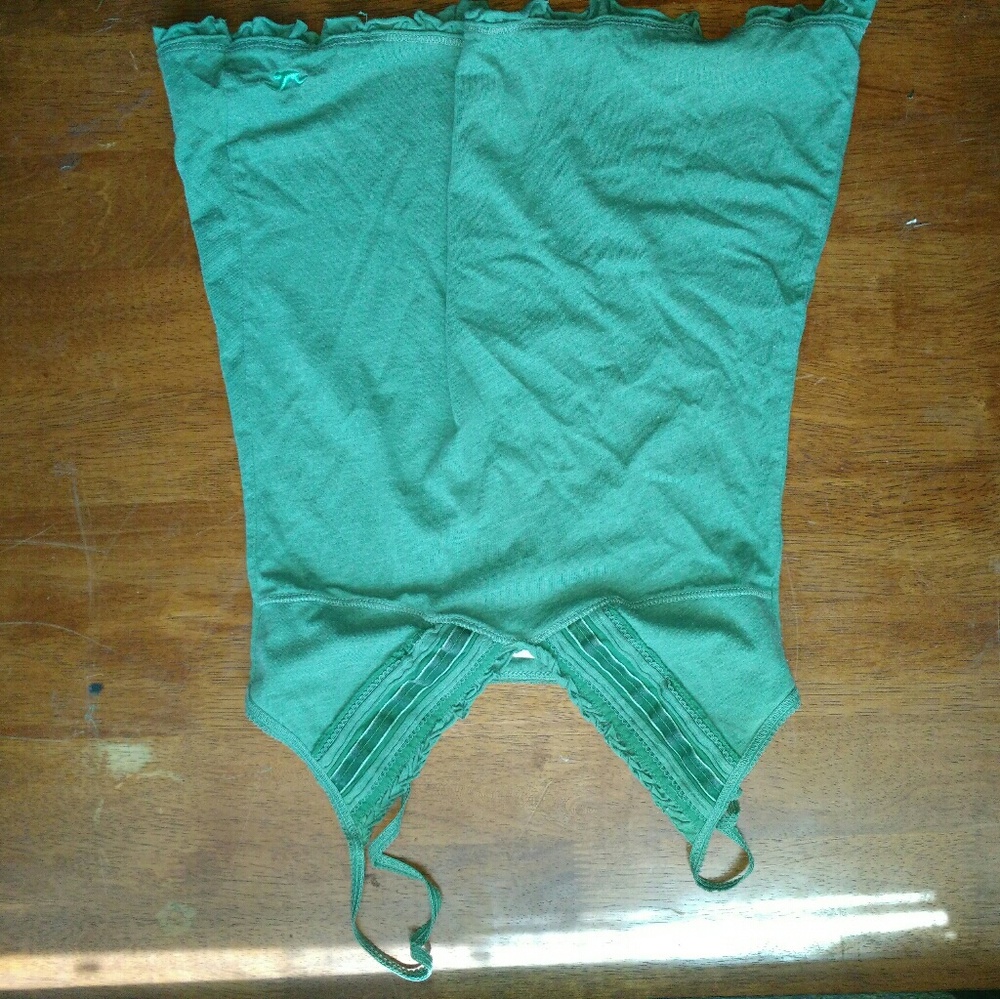 A drab green tanktop