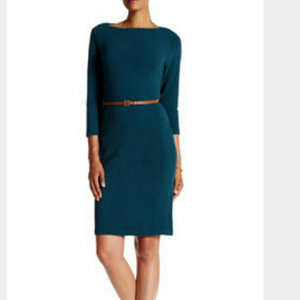 Deep Teal Green Dress