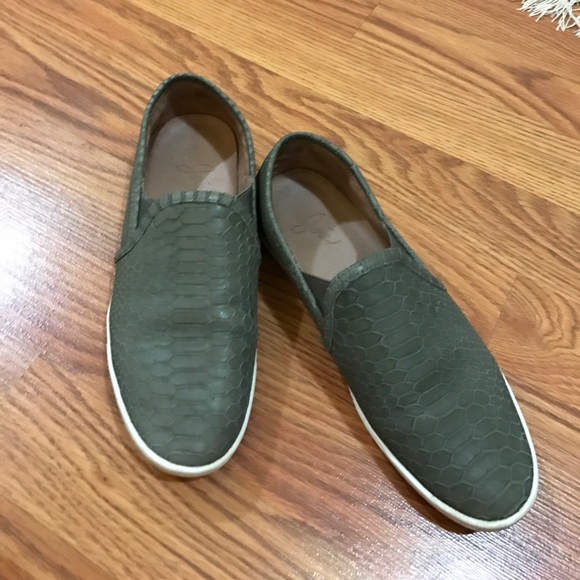 Joie Shoes - [Joie] green / grey slip on sneakers