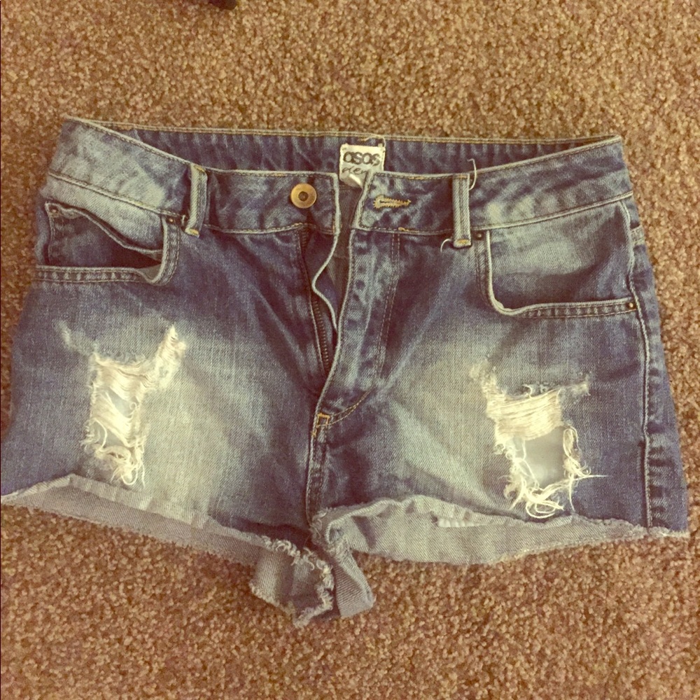 ASOS denim shorts