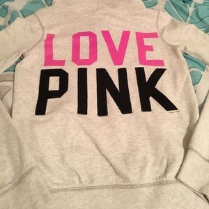 Victoria's Secret PINK Zip-Up Jacket Size Medium