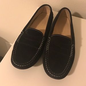 Tod's Navy Suede Loafers sz 38